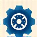 Gears icon representing implementation.